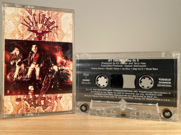 JET CIRCUS - Step On It - CASSETTE TAPE