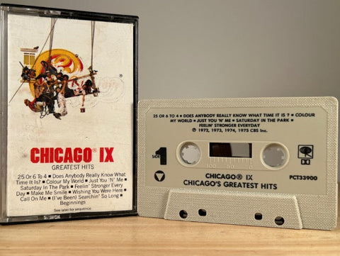 CHICAGO - Chicago IX Greatest Hits - CASSETTE TAPE