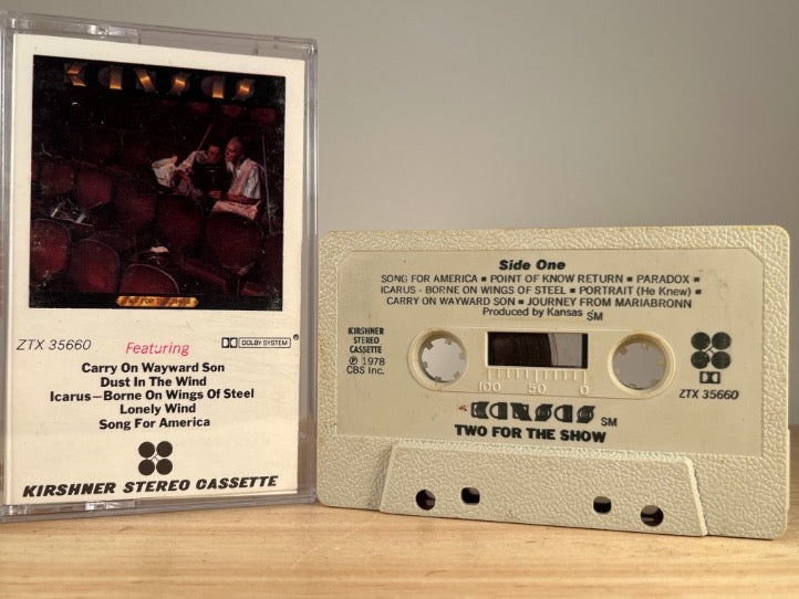 KANSAS – Two for the Show – CASSETTE TAPE