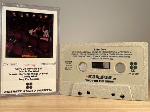 KANSAS – Two for the Show – CASSETTE TAPE