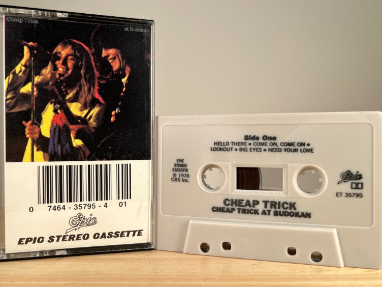 CHEAP TRICK – Cheap Trick At Budokan – CASSETTE TAPE