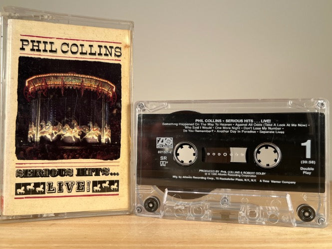PHIL COLLINS – Serious Hits… Live! – CASSETTE TAPE