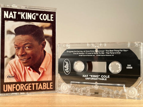 NAT KING COLE – Unforgettable – CASSETTE TAPE