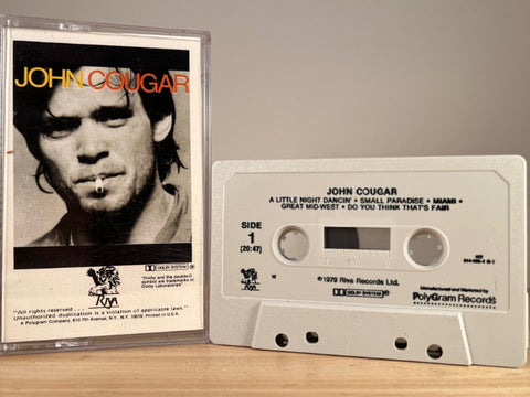 JOHN COUGAR – John Cougar – CASSETTE TAPE