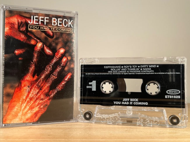 JEFF BECK – You Had It Coming – CASSETTE TAPE