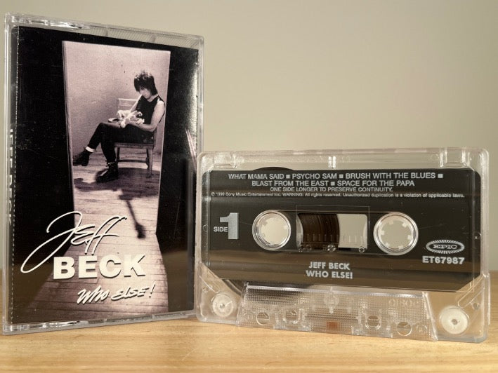 JEFF BECK – Who Else! – CASSETTE TAPE