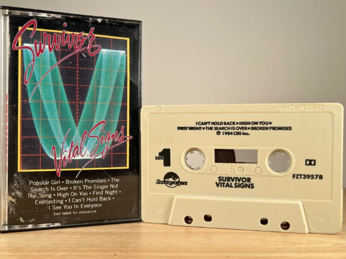SURVIVOR – Vital Signs – CASSETTE TAPE