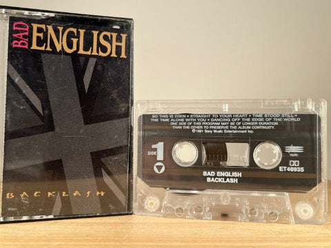 BAD ENGLISH – Backlash – CASSETTE TAPE