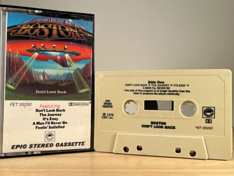 BOSTON – Don't Look Back – CASSETTE TAPE