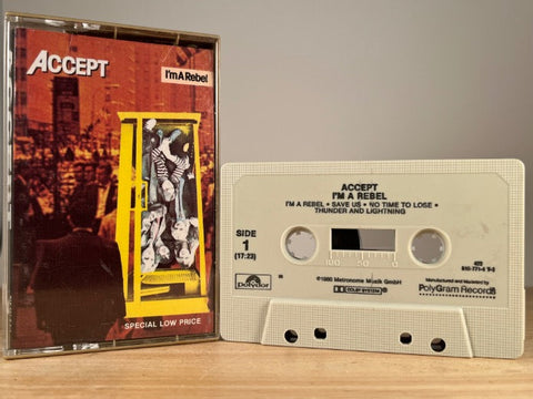ACCEPT – I'm a Rebel – CASSETTE TAPE