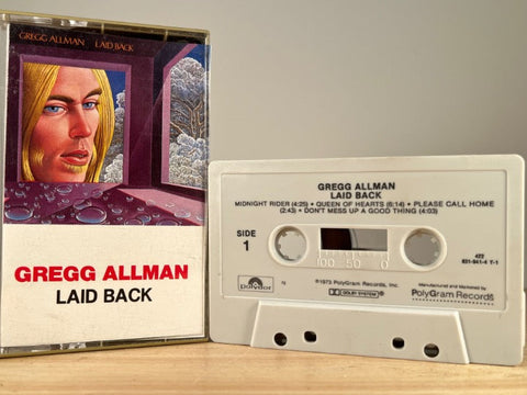 GREGG ALLMAN – Laid Back – CASSETTE TAPE
