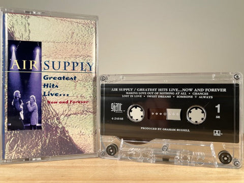 AIR SUPPLY - greatest hits live – CASSETTE TAPE