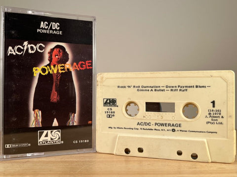 AC/DC – Powerage – CASSETTE TAPE