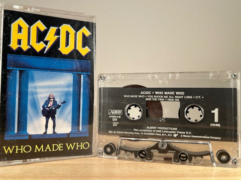 AC/DC – Who Made Who – CASSETTE TAPE