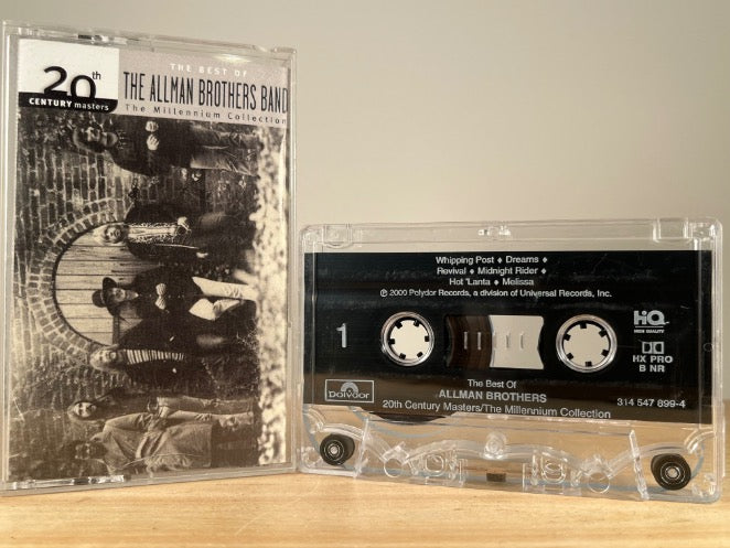 The Allman Brothers Band – The Best of The Allman Brothers Band (20th Century Masters) – CASSETTE TAPE