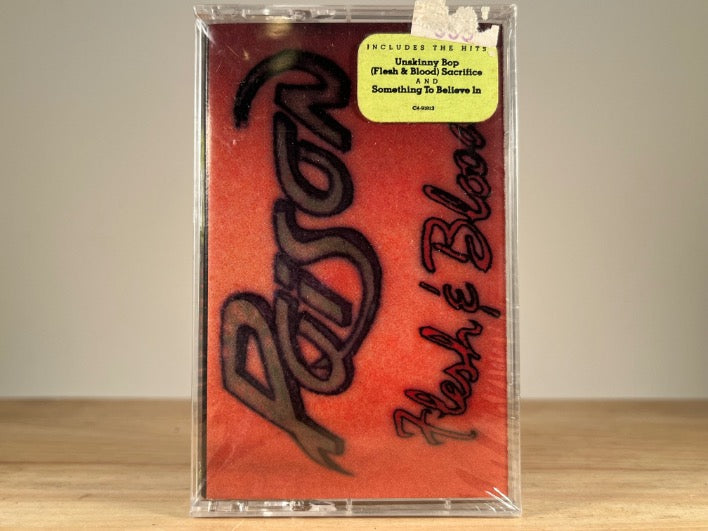 POISON – FLESH & BLOOD – BRAND NEW CASSETTE TAPE