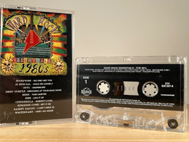 HARD ROCK ESSENTIALS: THE 1980s – CASSETTE TAPE