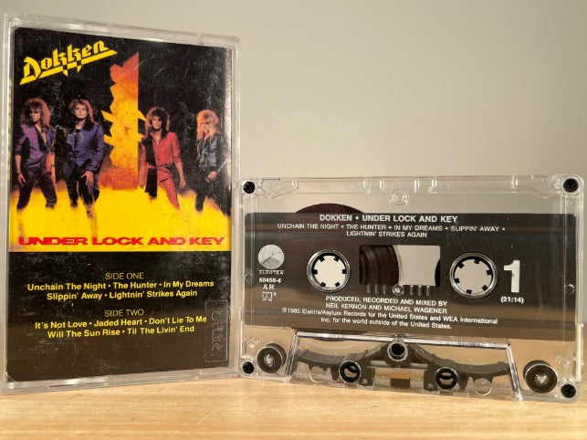 DOKKEN – UNDER LOCK AND KEY – CASSETTE TAPE