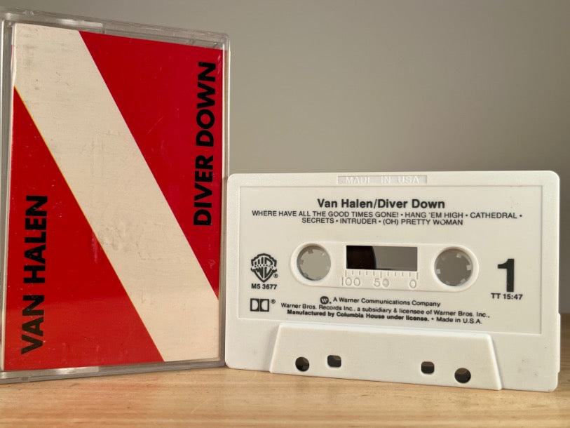 VAN HALEN – DIVER DOWN – CASSETTE TAPE