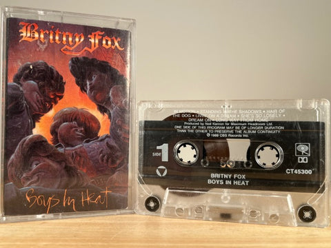 BRITNY FOX - boys in heat - CASSETTE TAPE
