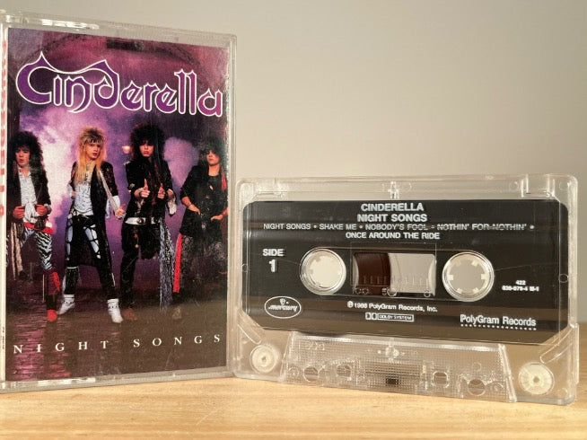 CINDERELLA – NIGHT SONGS – CASSETTE TAPE