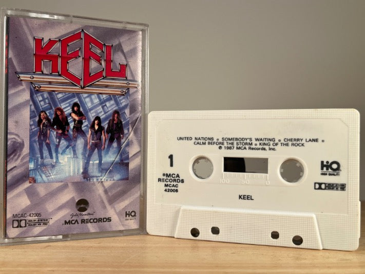 KEEL – Keel – CASSETTE TAPE