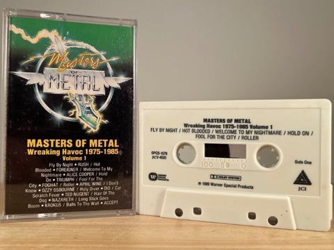 VARIOUS ARTISTS – Masters of Metal: Wreaking Havoc 1975–1985 Vol. 1 – CASSETTE TAPE