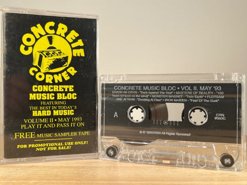 VARIOUS ARTISTS – Concrete Music Bloc Vol. II May 1993 – CASSETTE TAPE