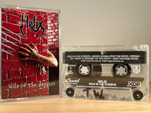 HELIX - Wild in the Streets - CASSETTE TAPE