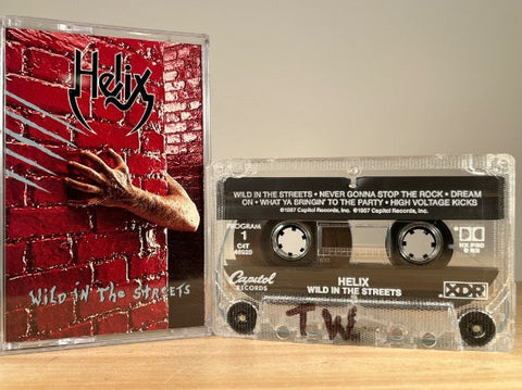 HELIX - Wild in the Streets - CASSETTE TAPE