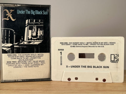 X – Under the Big Black Sun – CASSETTE TAPE