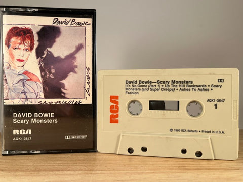 DAVID BOWIE - Scary Monsters - CASSETTE TAPE
