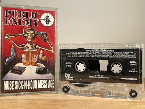 PUBLIC ENEMY – MUSE SICK-N-HOUR MESS AGE – CASSETTE TAPE