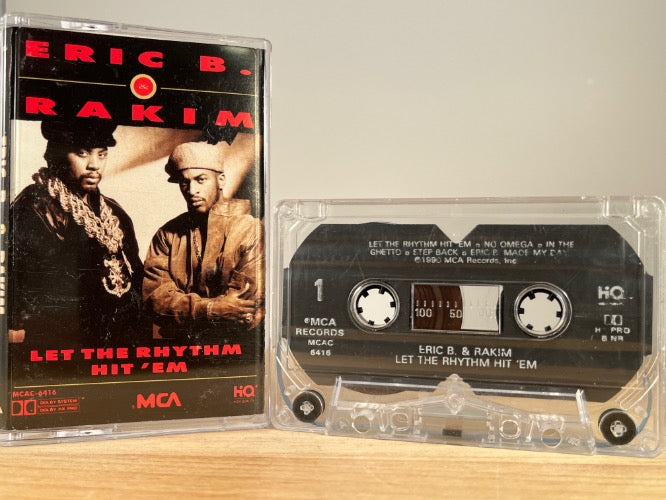 ERIC B. & RAKIM – LET THE RHYTHM HIT 'EM – CASSETTE TAPE
