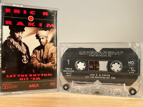 ERIC B. & RAKIM – LET THE RHYTHM HIT 'EM – CASSETTE TAPE