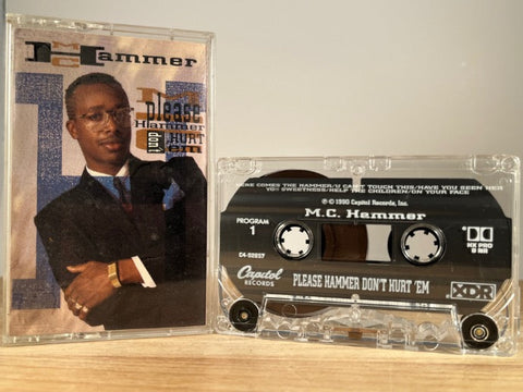 M.C. HAMMER – PLEASE HAMMER DON'T HURT 'EM – CASSETTE TAPE