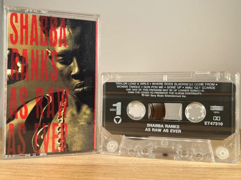 SHABBA RANKS – As Raw As Ever – CASSETTE TAPE