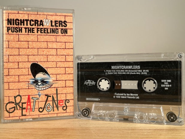 NIGHTCRAWLERS – Push The Feeling On – CASSETTE SINGLE