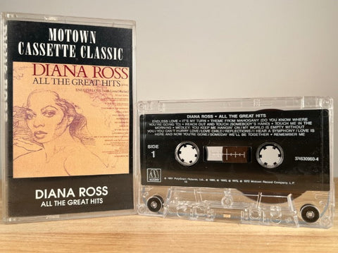 DIANA ROSS – All The Great Hits – CASSETTE TAPE