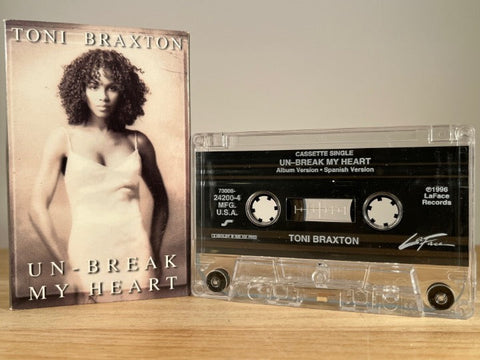 TONI BRAXTON – UN-BREAK MY HEART – CASSETTE TAPE