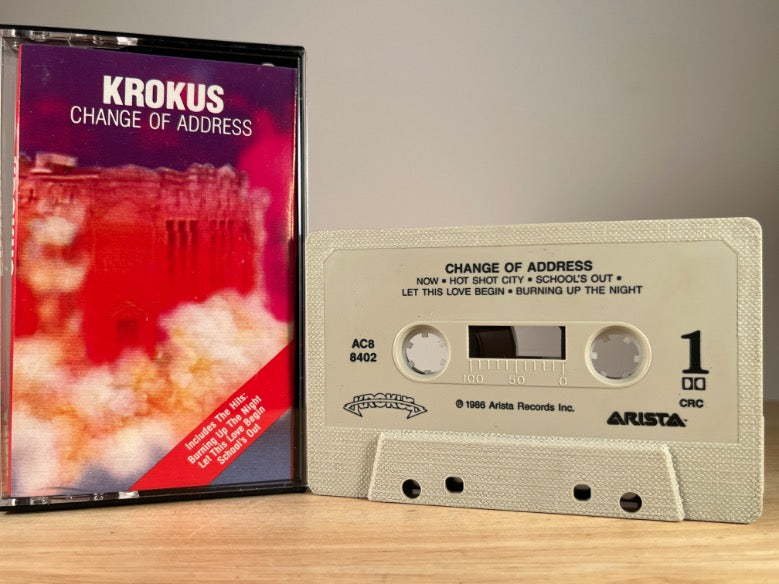 KROKUS – Change of Address – CASSETTE TAPE