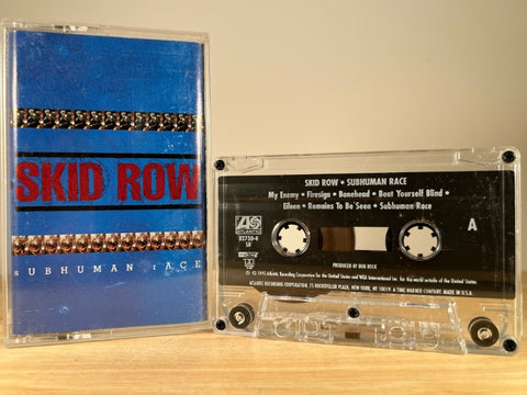 SKID ROW – Subhuman Race – CASSETTE TAPE