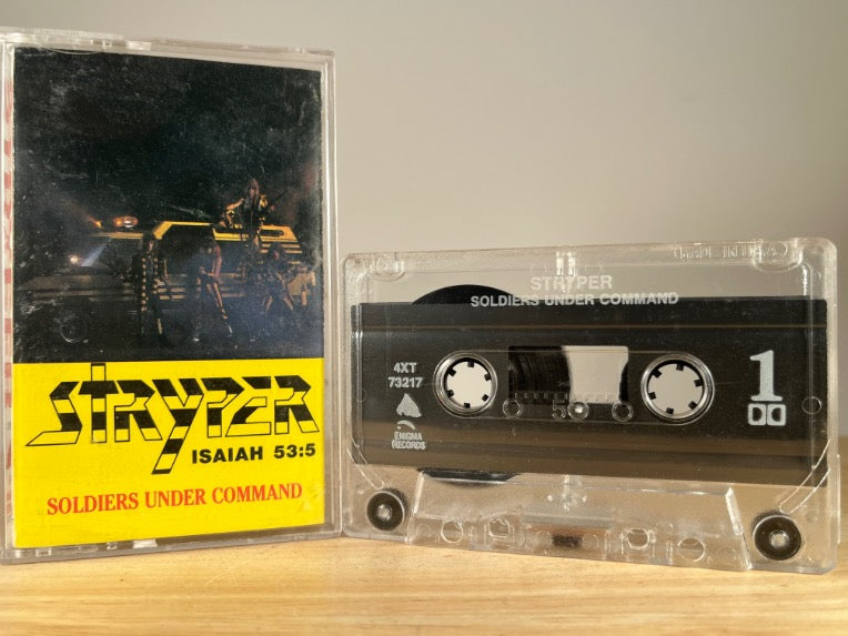 STRYPER – Soldiers Under Command – CASSETTE TAPE
