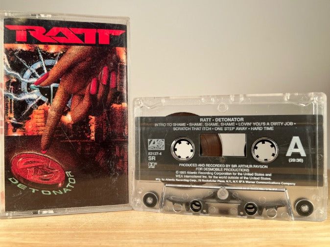 RATT – Detonator – CASSETTE TAPE