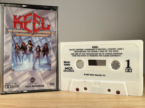 KEEL – Keel – CASSETTE TAPE