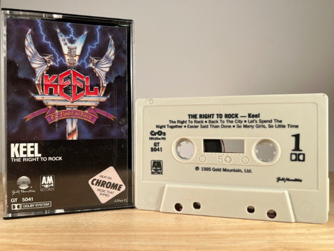 KEEL – The Right to Rock – CASSETTE TAPE