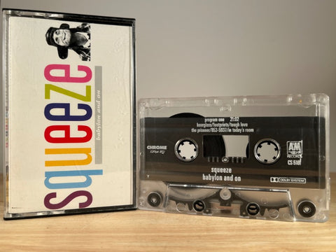 SQUEEZE – Babylon and On – CASSETTE TAPE
