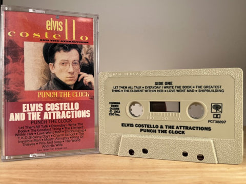 ELVIS COSTELLO & THE ATTRACTIONS – Punch the Clock – CASSETTE TAPE