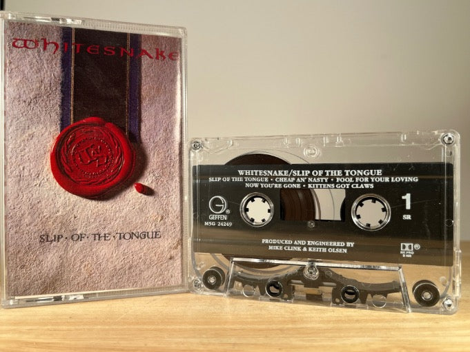 WHITESNAKE – Slip of the Tongue – CASSETTE TAPE