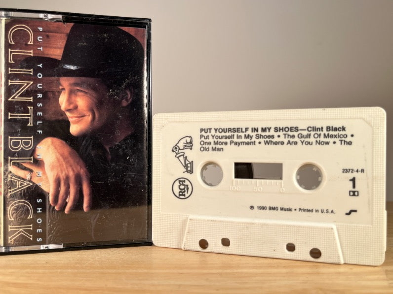 CLINT BLACK - Put Yourself in My Shoes - CASSETTE TAPE